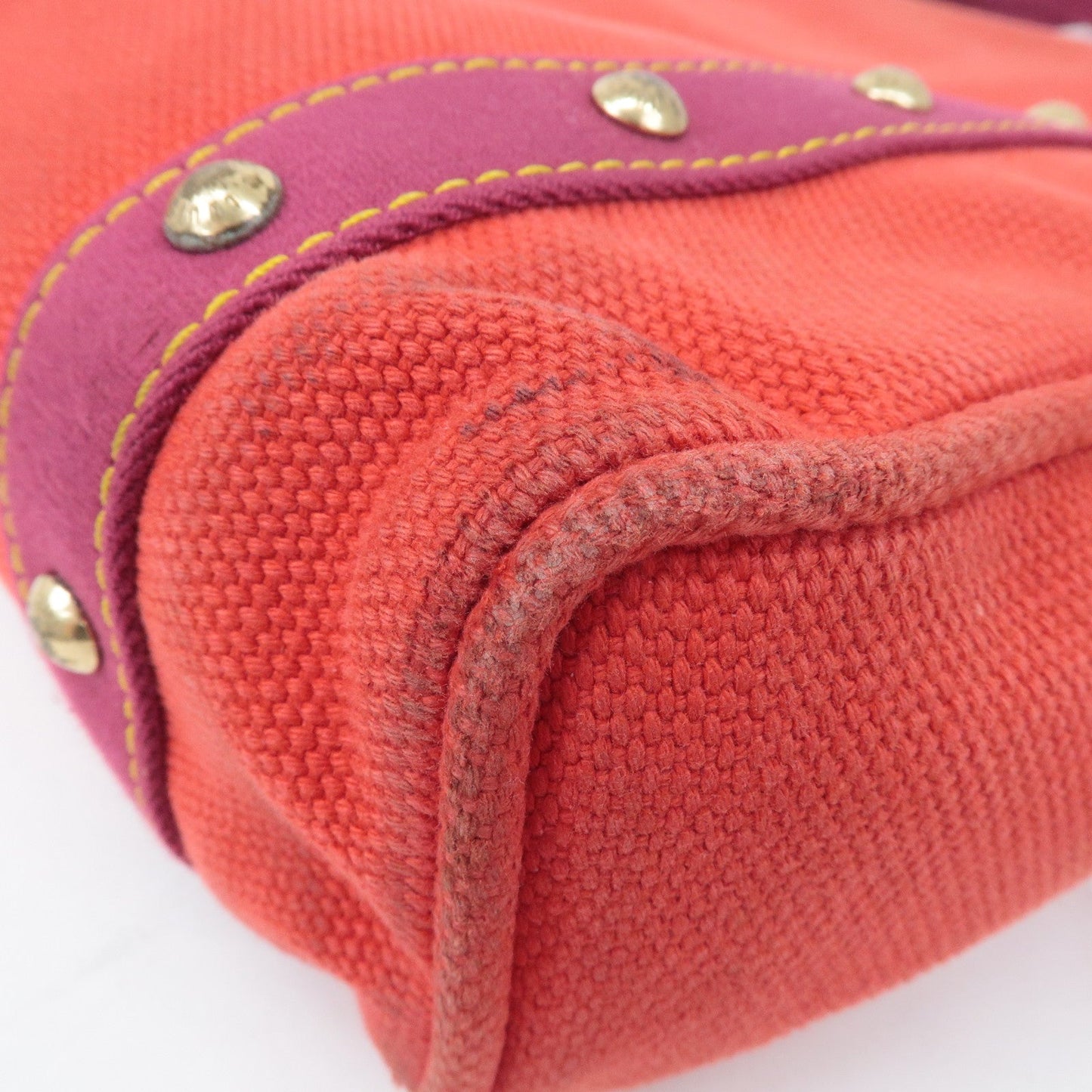 Louis Vuitton Antigua Cabas MM Tote Bag Hand Bag Rouge M40034