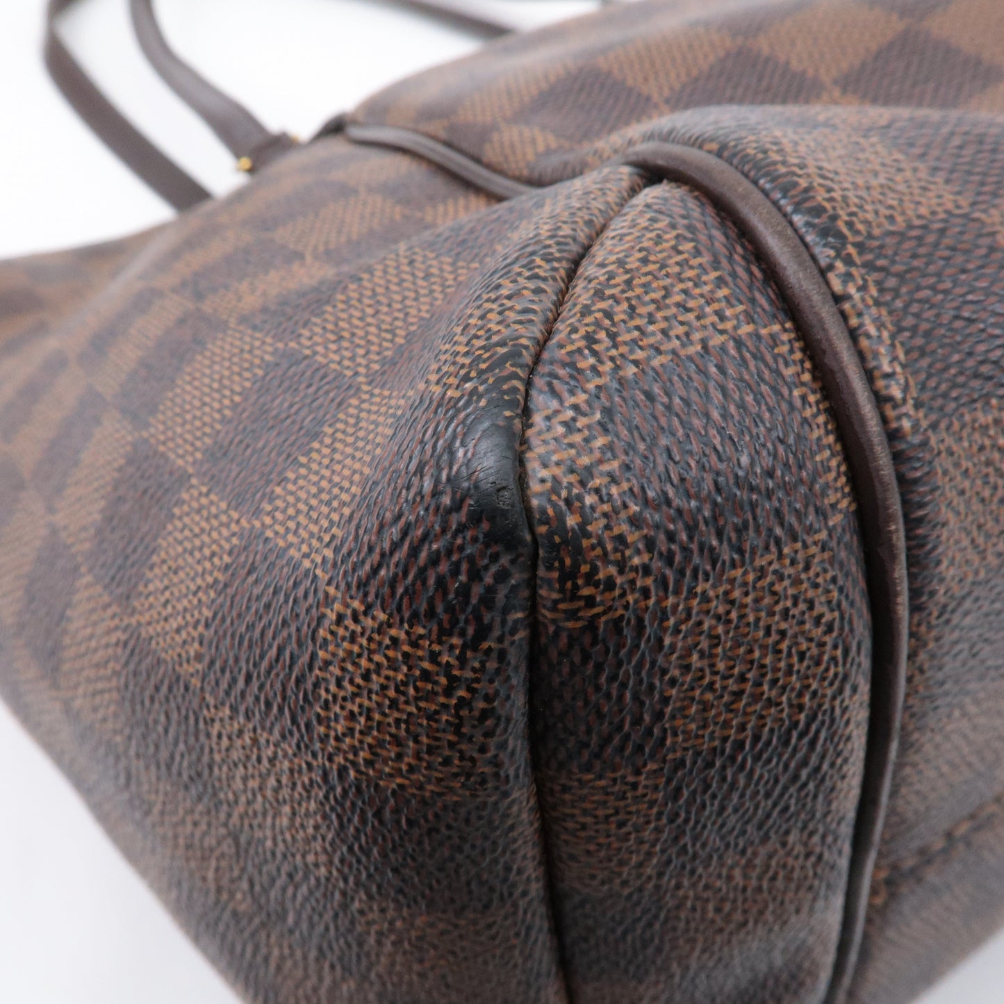Louis Vuitton Damier Totally MM Shoulder Bag Brown N41281