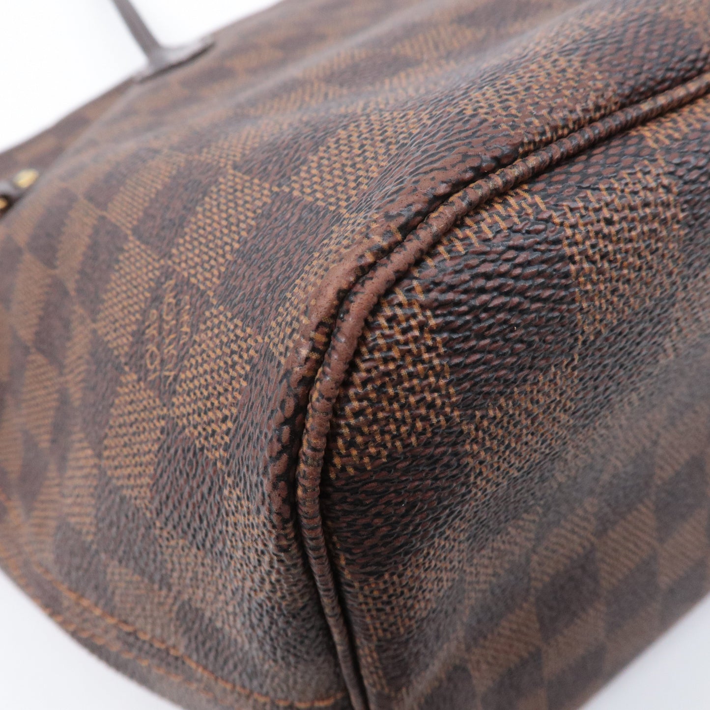 Louis Vuitton Damier Neverfull MM Tote Bag Brown N51105