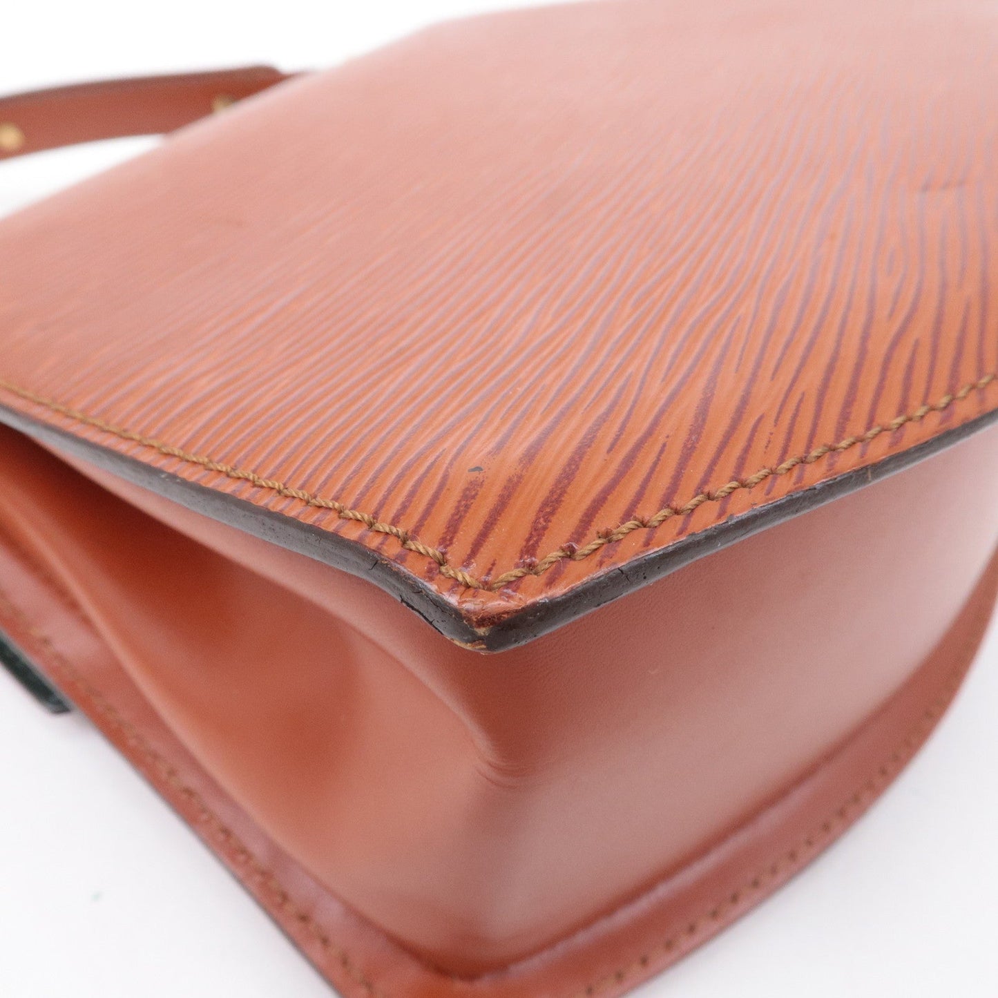 Louis Vuitton Epi Tilsit Shoulder Hand Bag Kenya Brown M52483