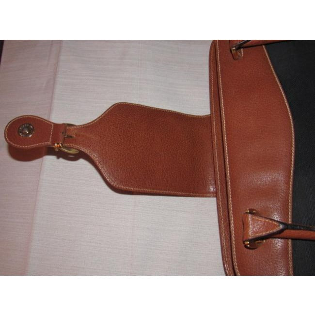 Gucci Vintage Pursesdesigner Purses Black Canvascamel Leather Leathercanvas Satchel