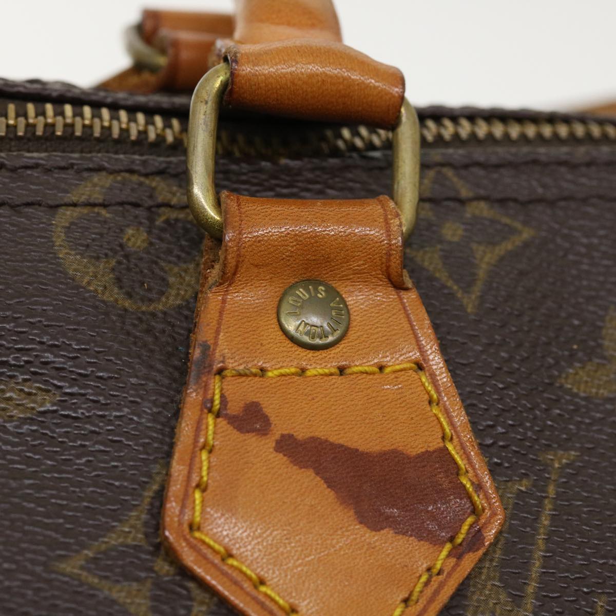 Louis Vuitton Brown Canvas Speedy 30 handbag bag