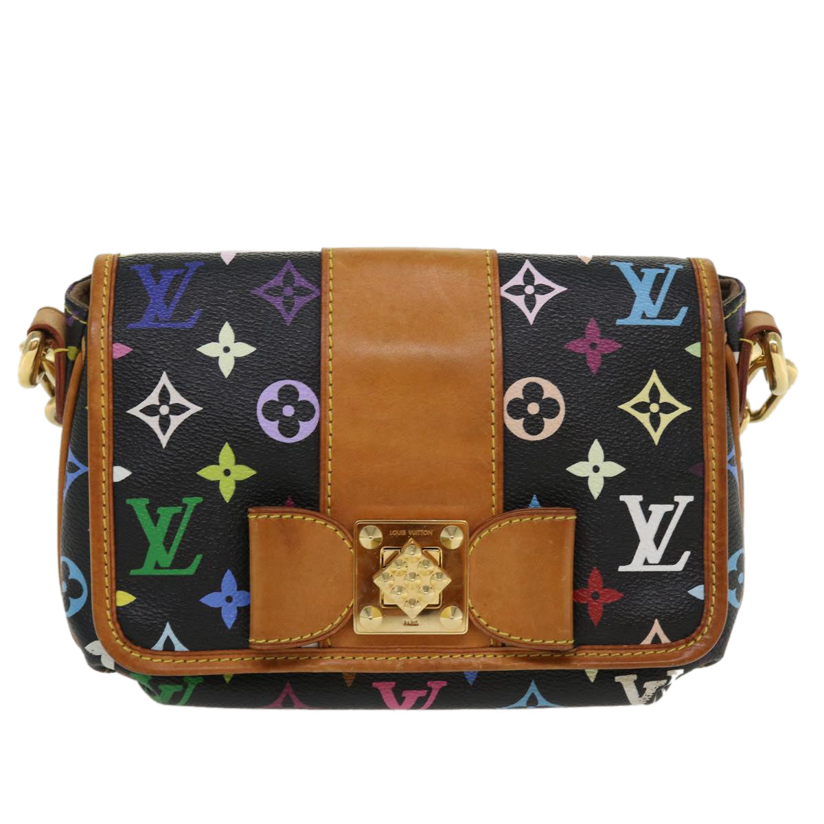 Louis Vuitton Black Canvas Patti shoulder bag