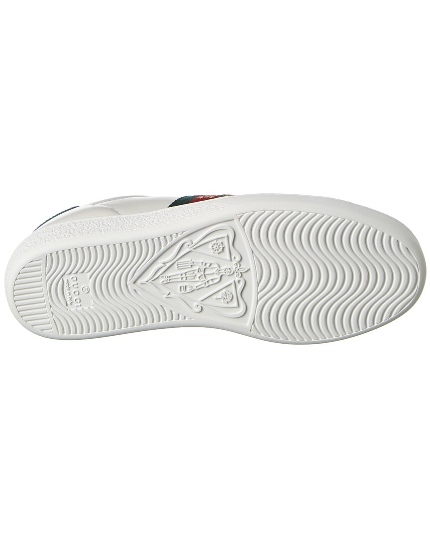 Gucci Ace Embroidered Leather Sneaker