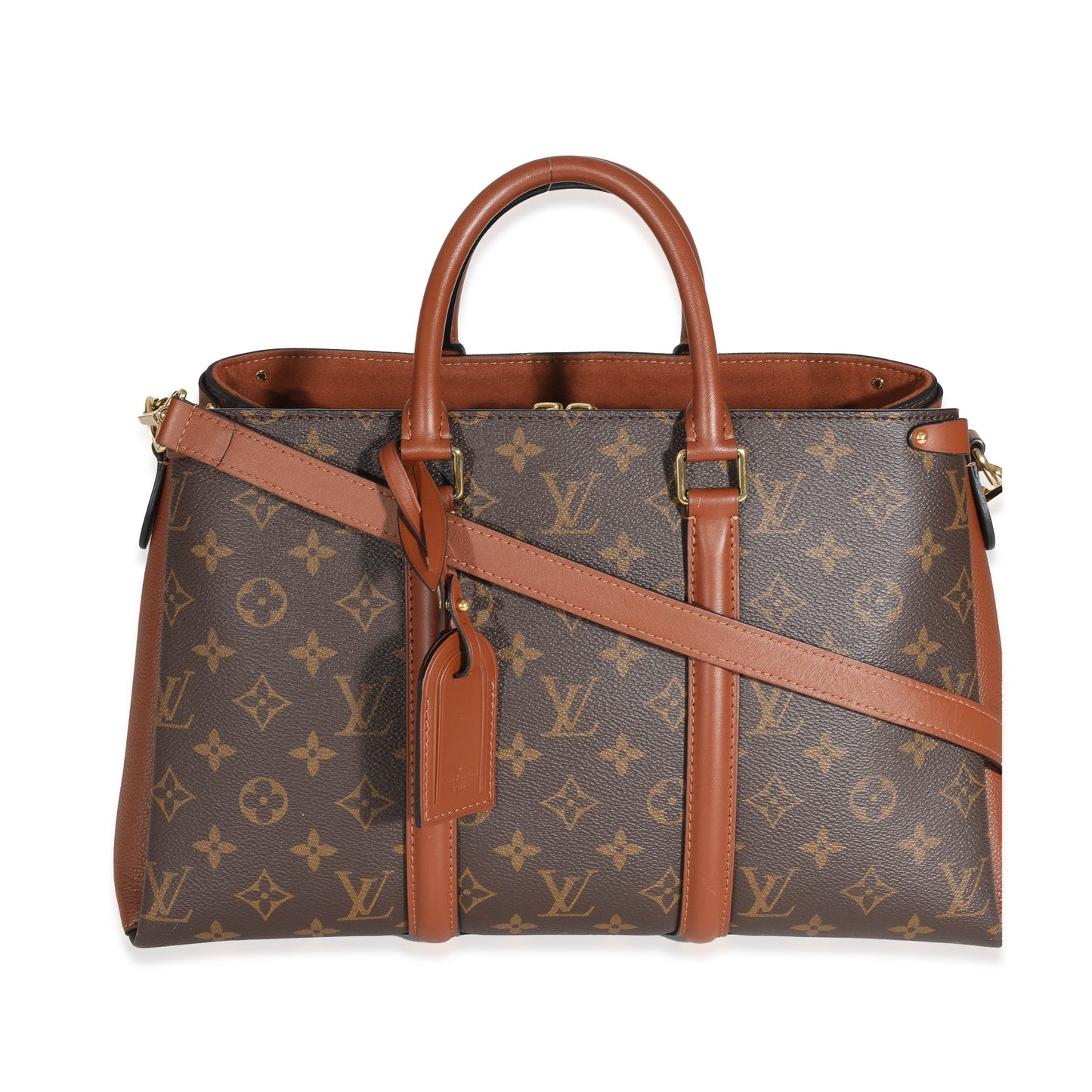 Louis Vuitton Caramel Monogram Canvas Soufflot MM