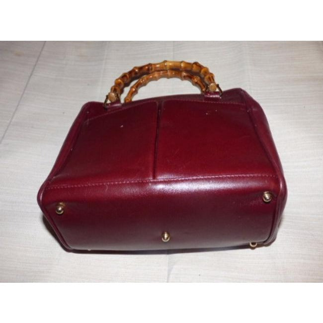 Gucci Sale Pursesdesigner Purses Burgundy Leather With Bamboo Handles Satchel