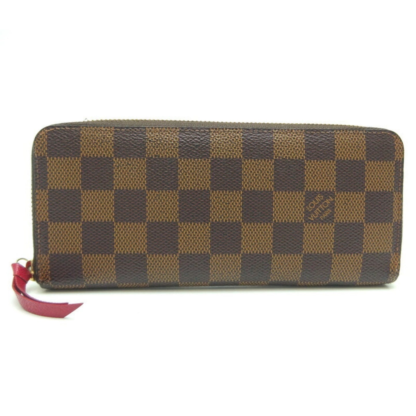 Louis Vuitton Cerise Ebene Damier Canvas Long Wallet (Bi-Fold)