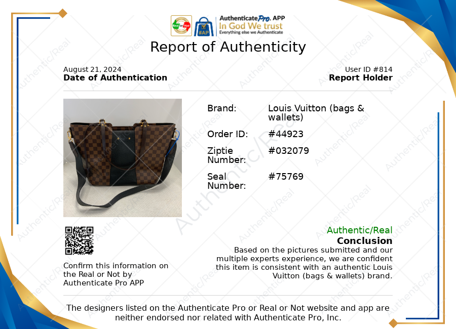 HandBag Luxury Designer By Louis Vuitton, Size: Large