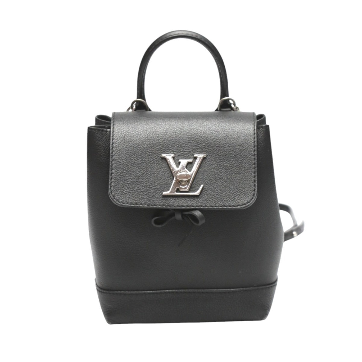 LOUIS VUITTON Backpack M54573 leather Noir Taurillon Clemence bag mini