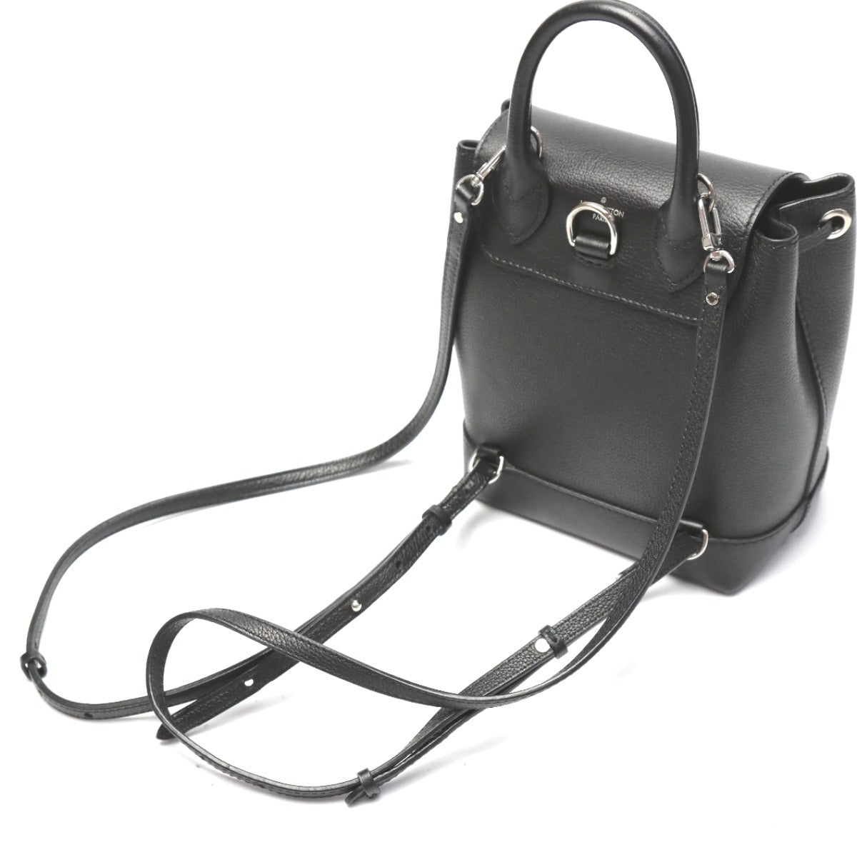 LOUIS VUITTON Backpack M54573 leather Noir Taurillon Clemence bag mini