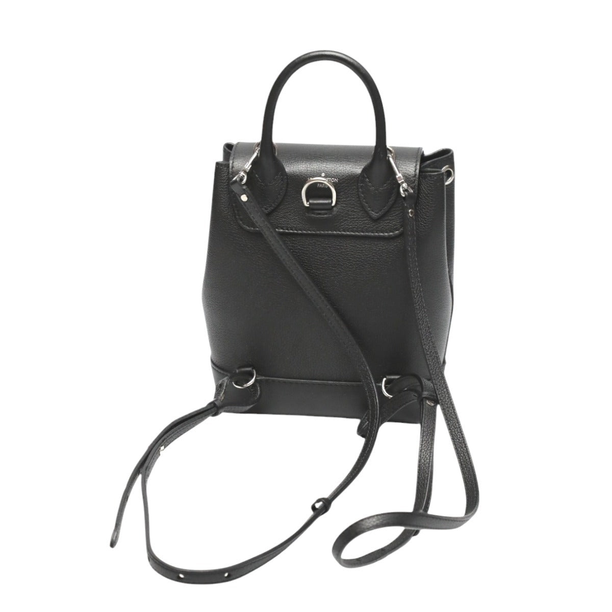 LOUIS VUITTON Backpack M54573 leather Noir Taurillon Clemence bag mini