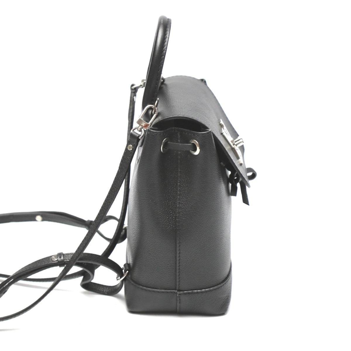 LOUIS VUITTON Backpack M54573 leather Noir Taurillon Clemence bag mini