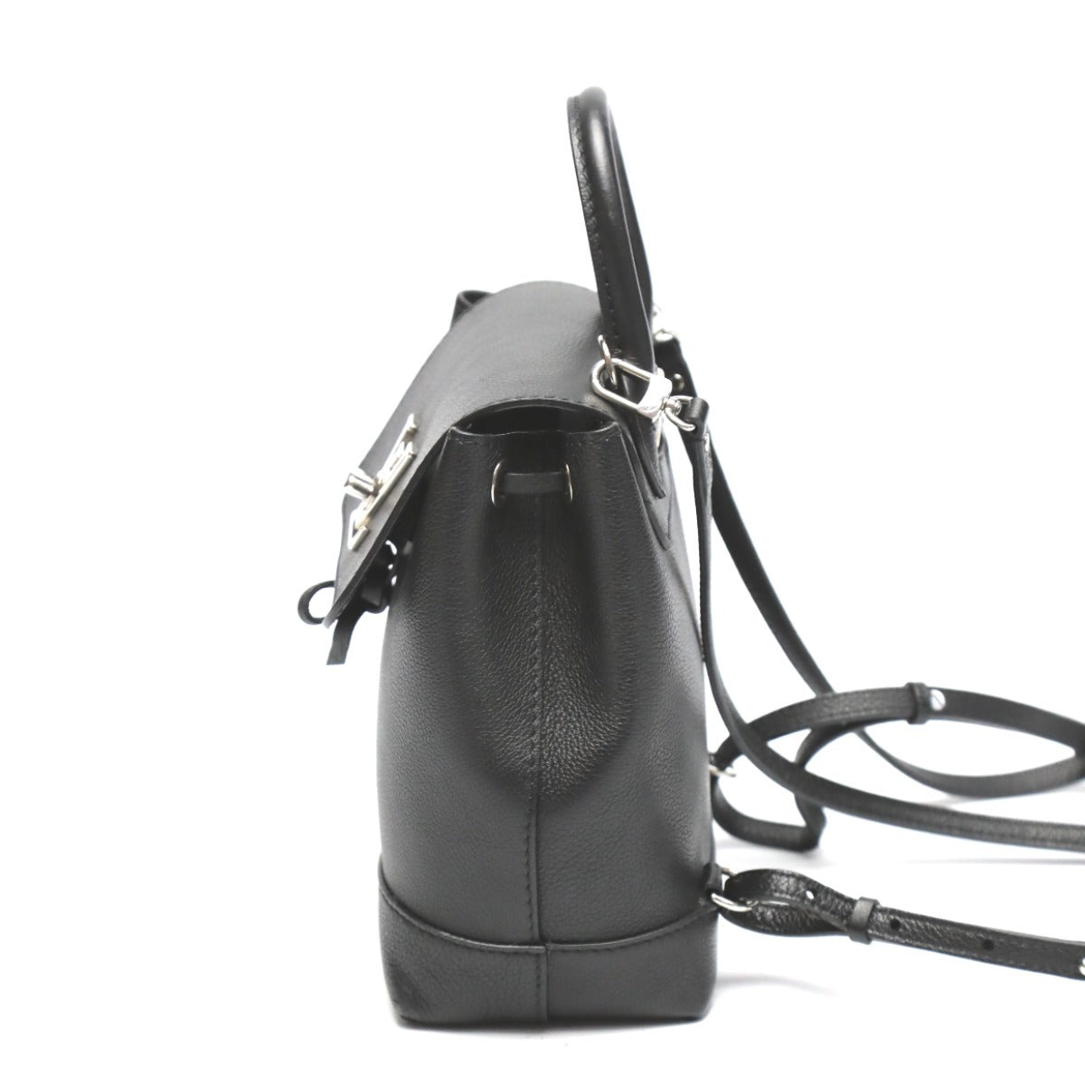 LOUIS VUITTON Backpack M54573 leather Noir Taurillon Clemence bag mini