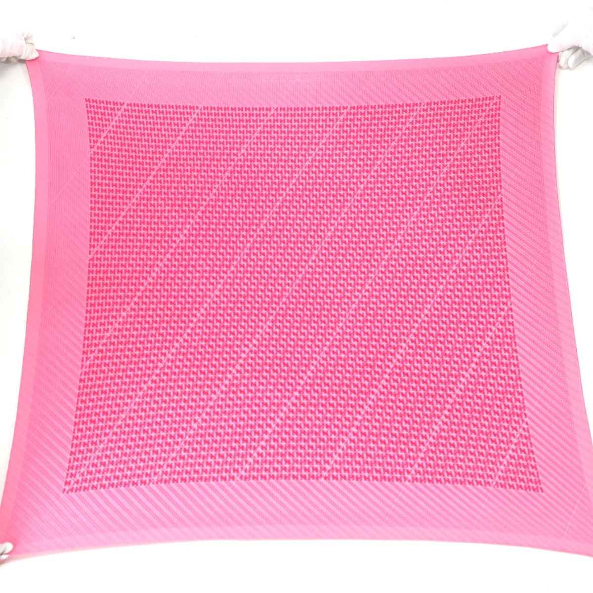 HERMES scarf silk pink 100% silk