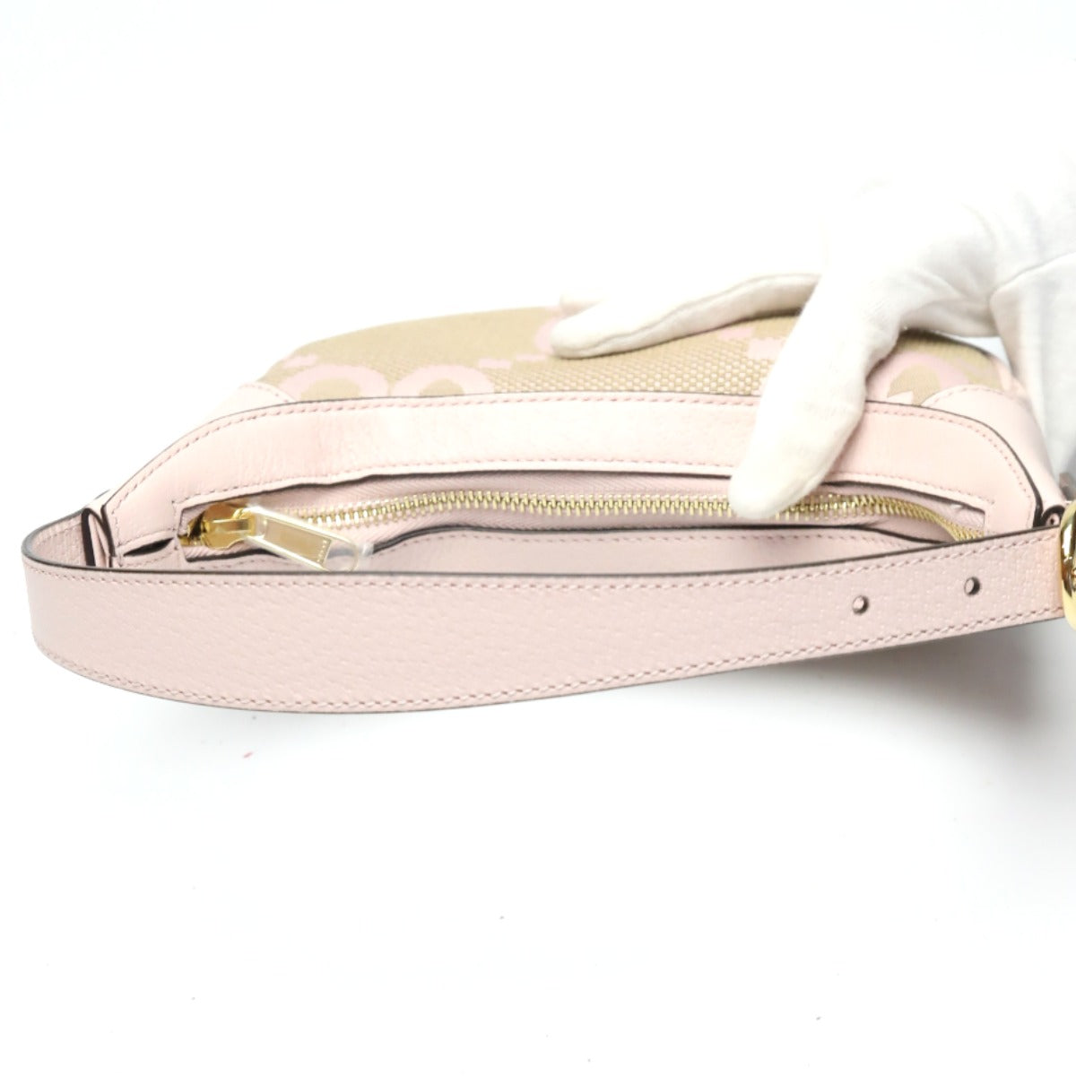 GUCCI Handbag 658551 GG canvas pink Ophidia Jumbo GG Mini bag