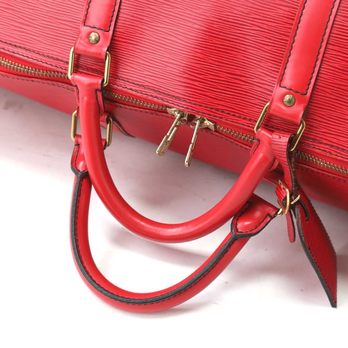 LOUIS VUITTON Boston Duffel bag M42947 Epi Leather Red Epi Keepall 60