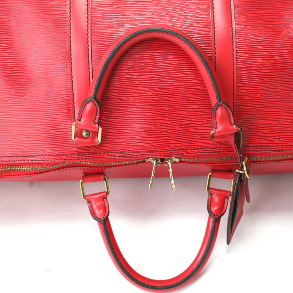 LOUIS VUITTON Boston Duffel bag M42947 Epi Leather Red Epi Keepall 60
