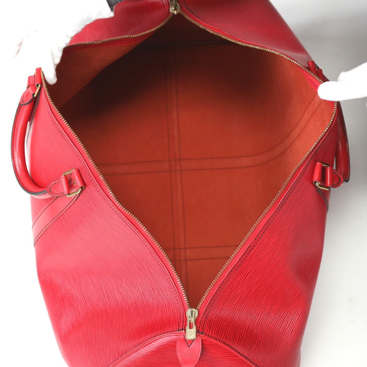 LOUIS VUITTON Boston Duffel bag M42947 Epi Leather Red Epi Keepall 60