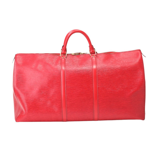 LOUIS VUITTON Boston Duffel bag M42947 Epi Leather Red Epi Keepall 60