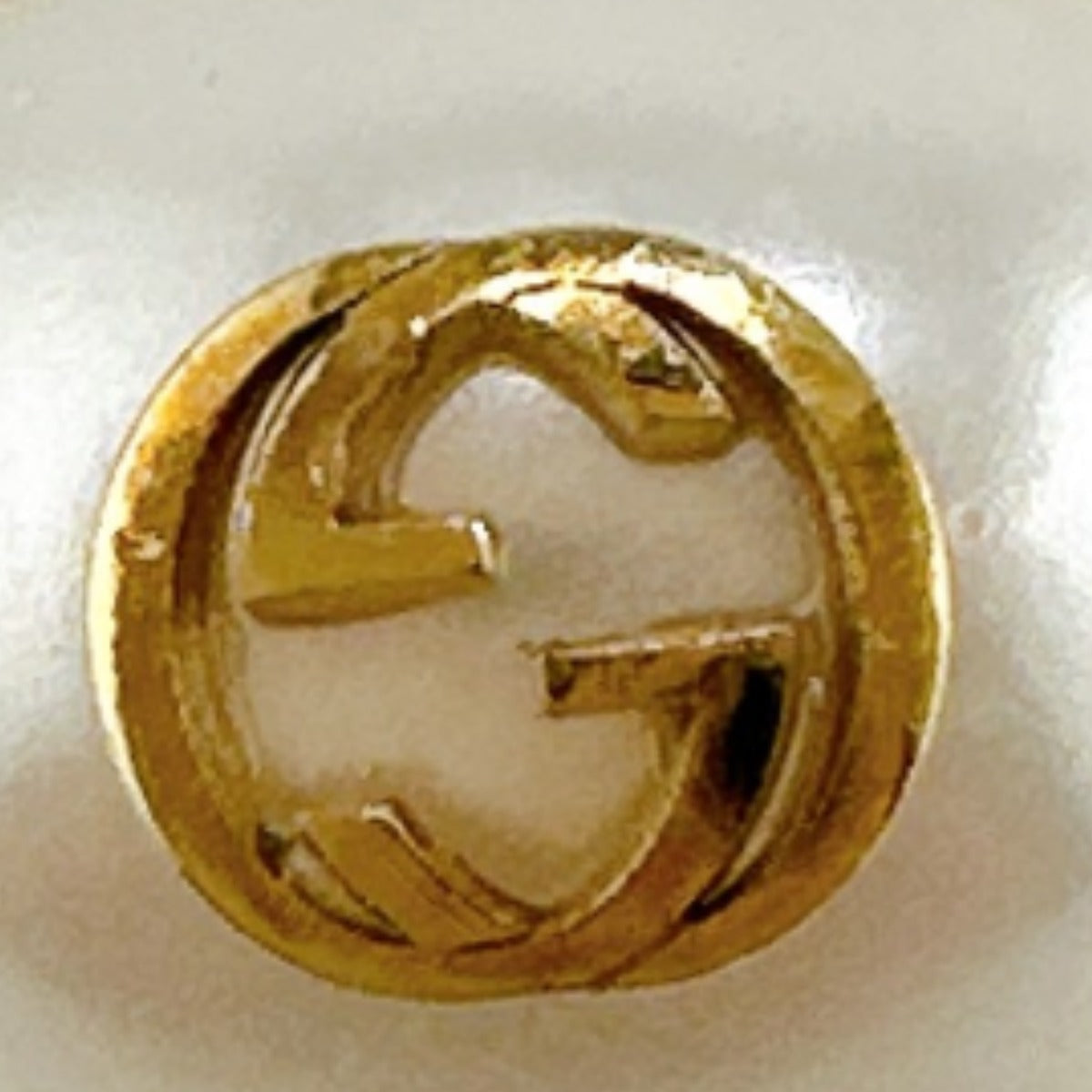 GUCCI Ring metal gold GG S size Flower ring