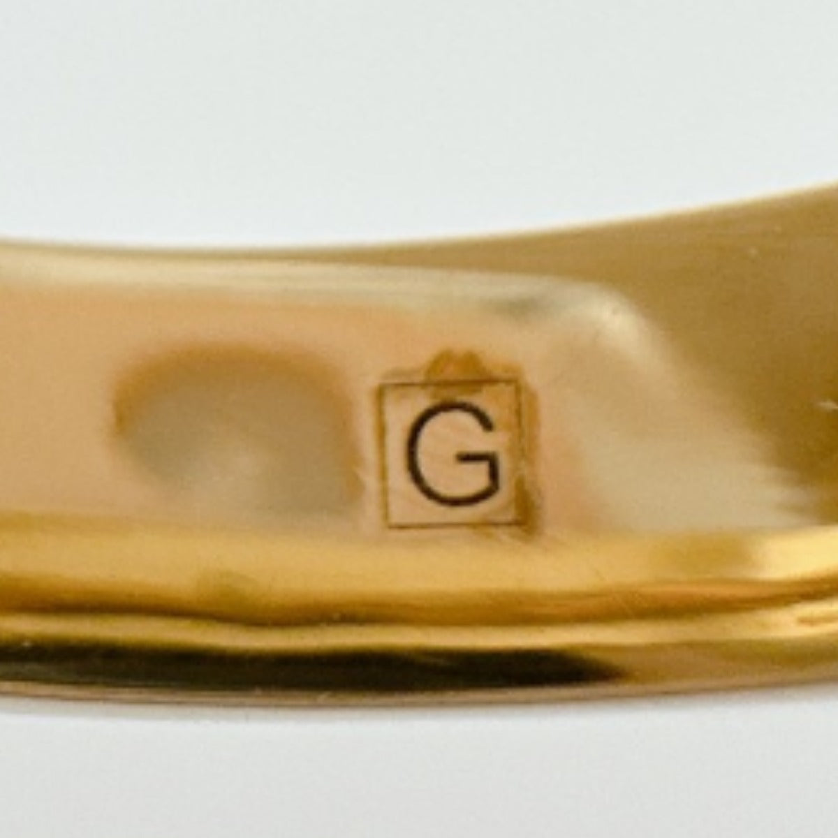 GUCCI Ring metal gold GG S size Flower ring
