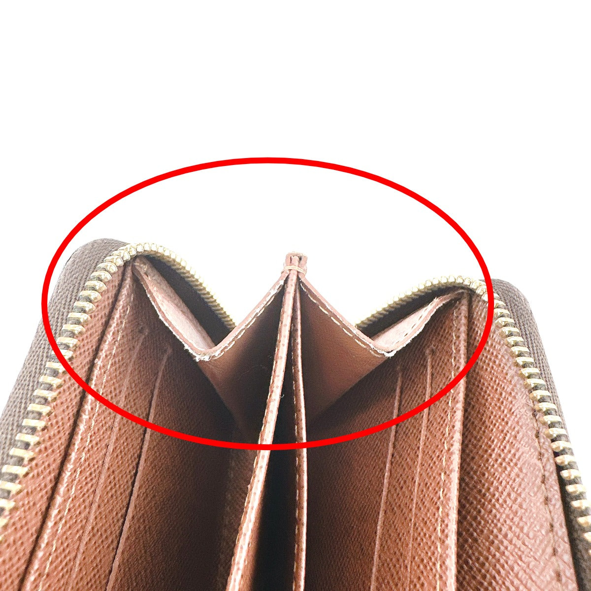 LOUIS VUITTON Coin case M60067 Monogram canvas Brown Coin case Monogram Zip around purse unisex(Unisex) Used