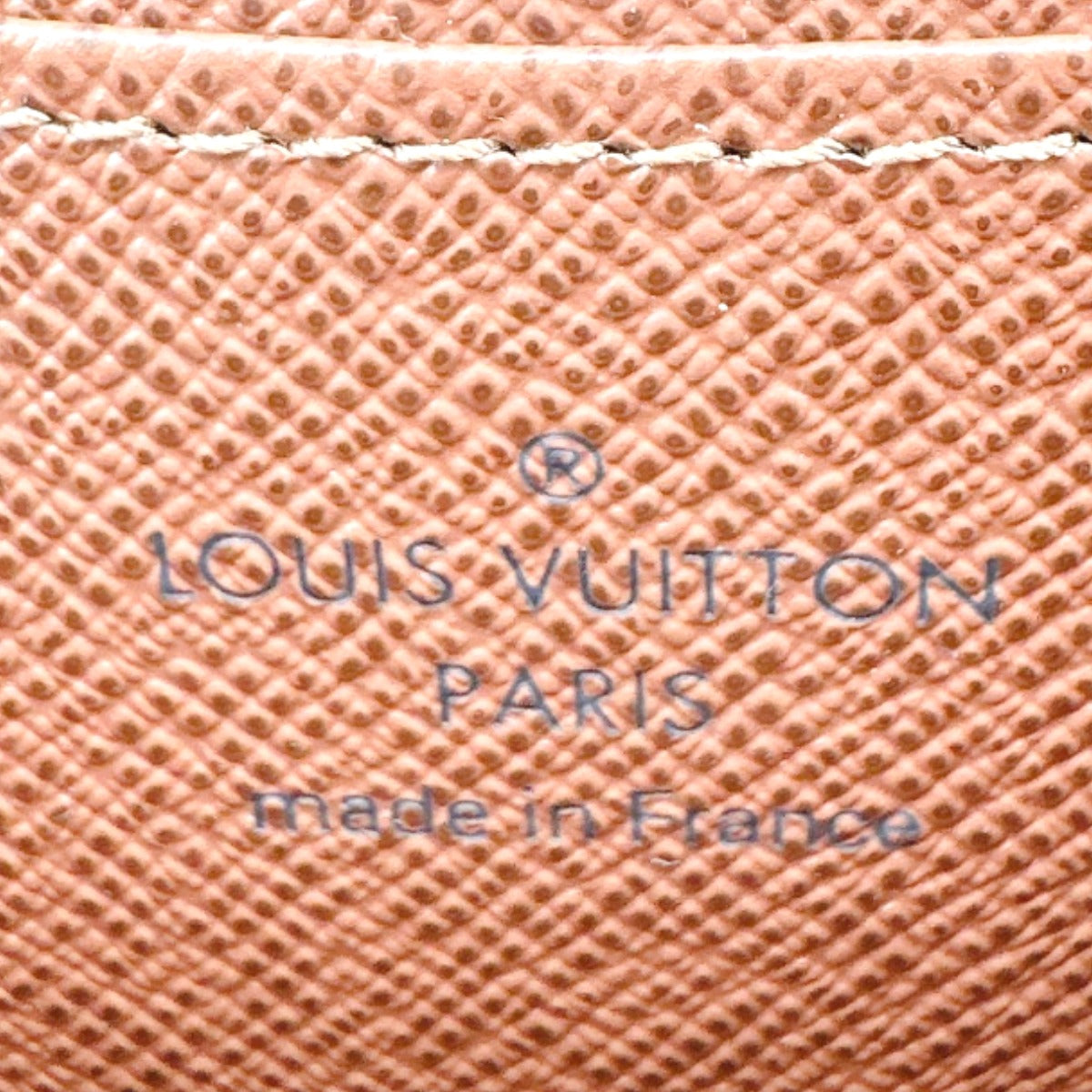 LOUIS VUITTON Coin case M60067 Monogram canvas Brown Coin case Monogram Zip around purse unisex(Unisex) Used