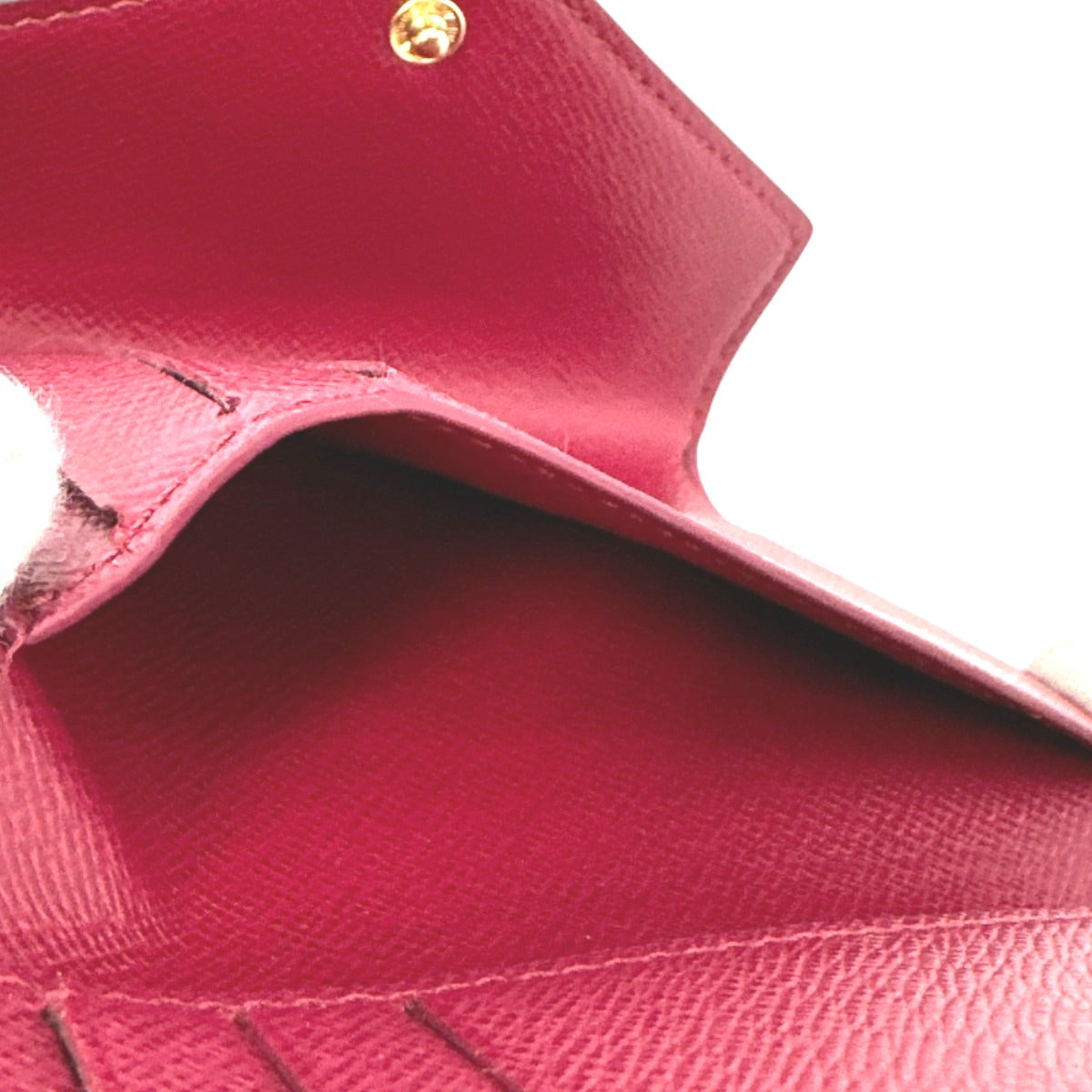 LOUIS VUITTON Coin case M41938 Monogram canvas Red Monogram Portefeuille Victorine
