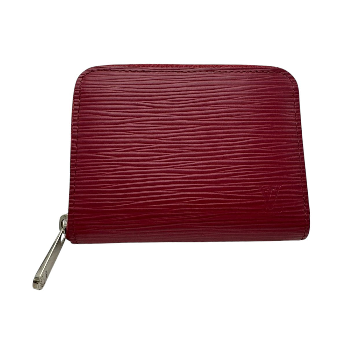 LOUIS VUITTON Coin case M60383 Epi Leather Red Epi Zip around purse
