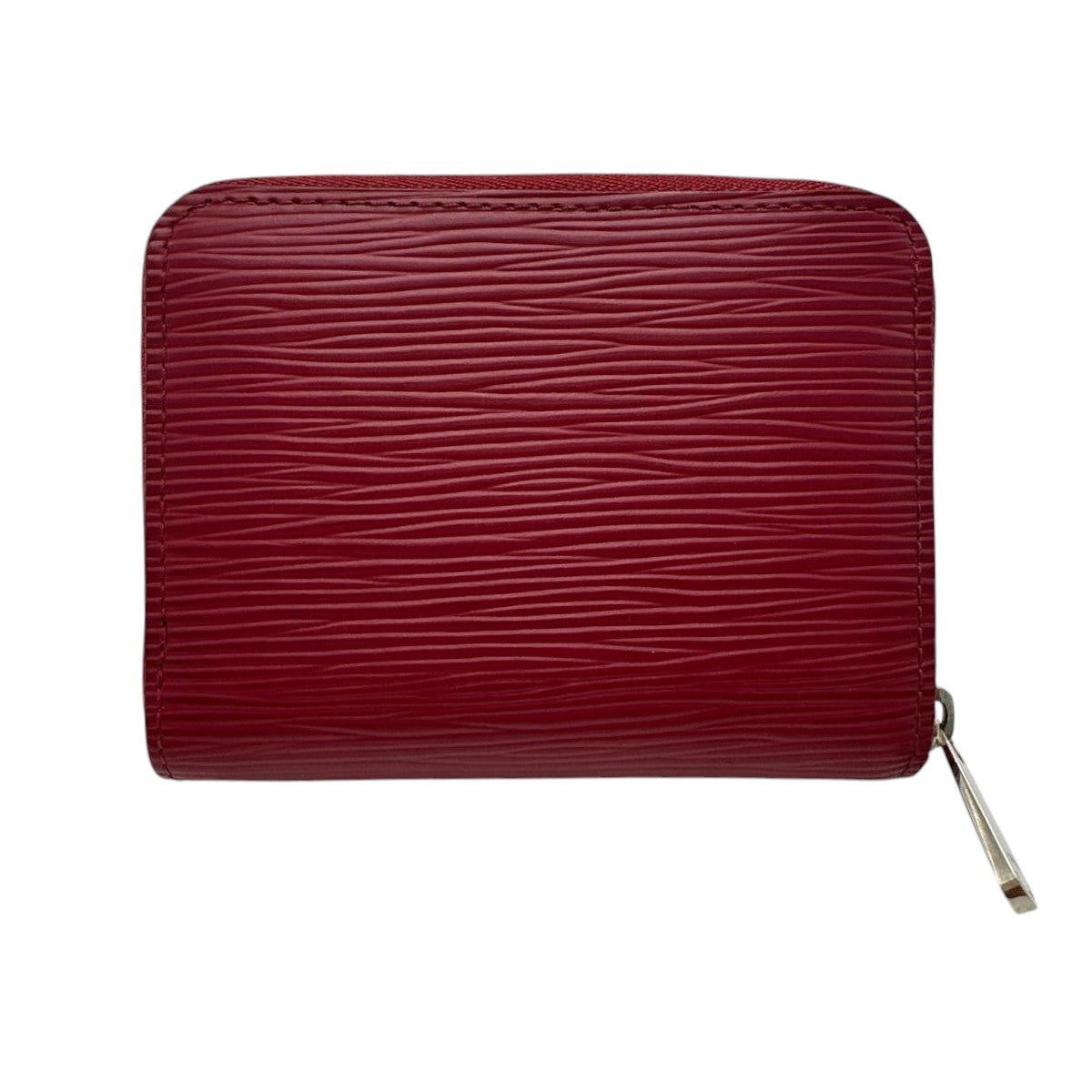LOUIS VUITTON Coin case M60383 Epi Leather Red Epi Zip around purse