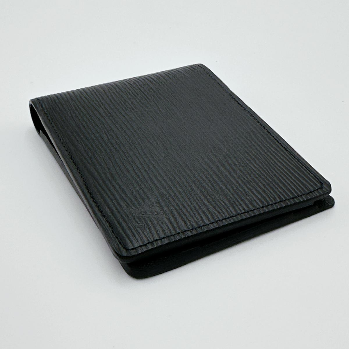 LOUIS VUITTON Bifold Wallet M60662 Epi Leather black Epi Portefeuille