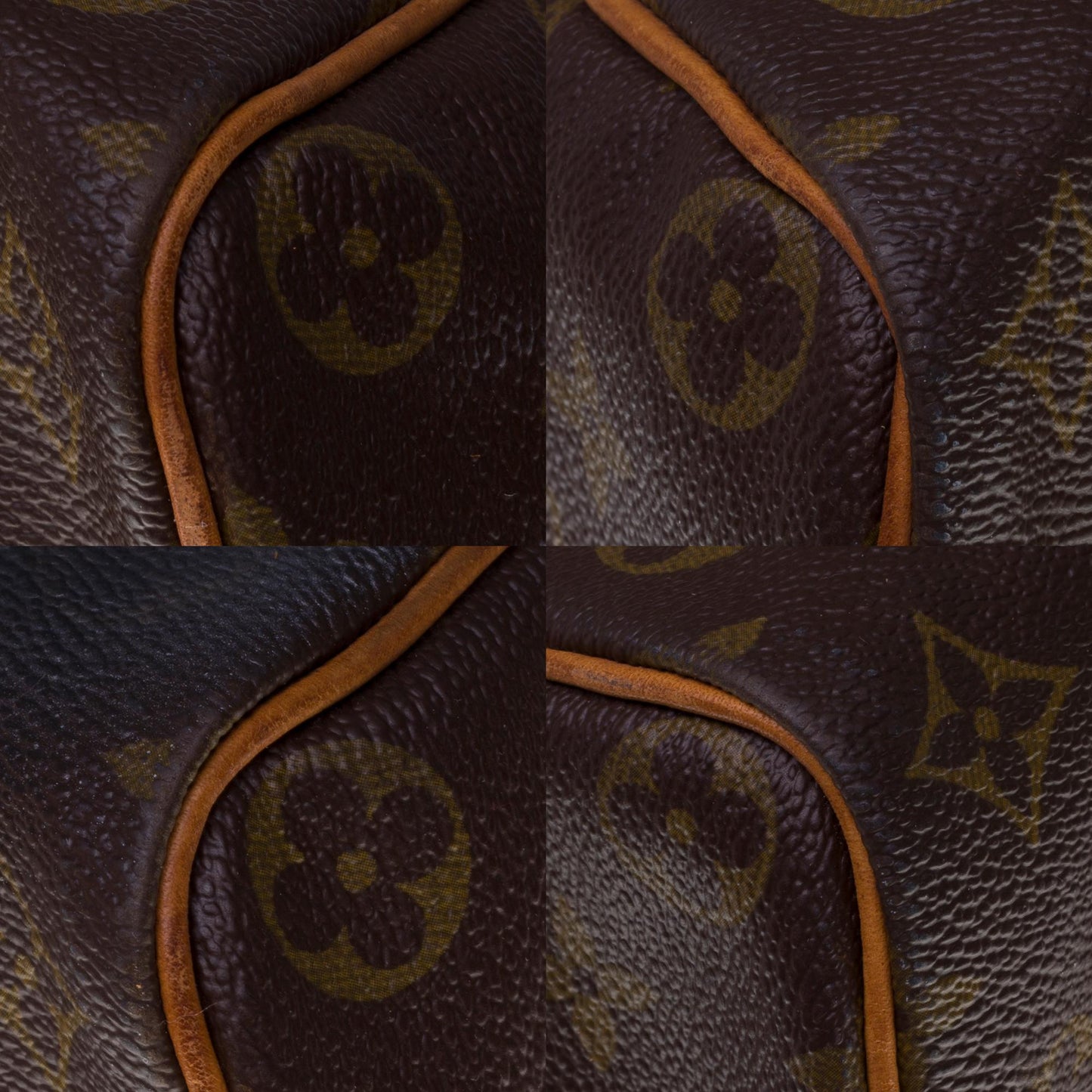 LOUIS VUITTON Customized Speedy 35 "Marilyn Monroe" handbag in Monogram canvas