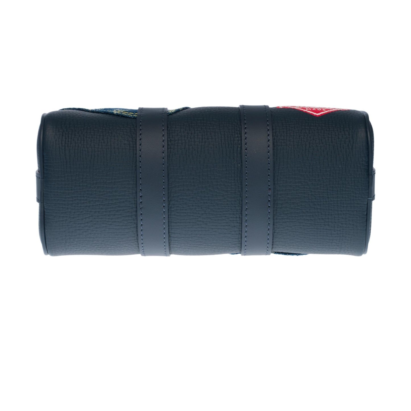 LOUIS VUITTON BRAND NEW-Limited edition keepall XS strap in blue denim by Nigo