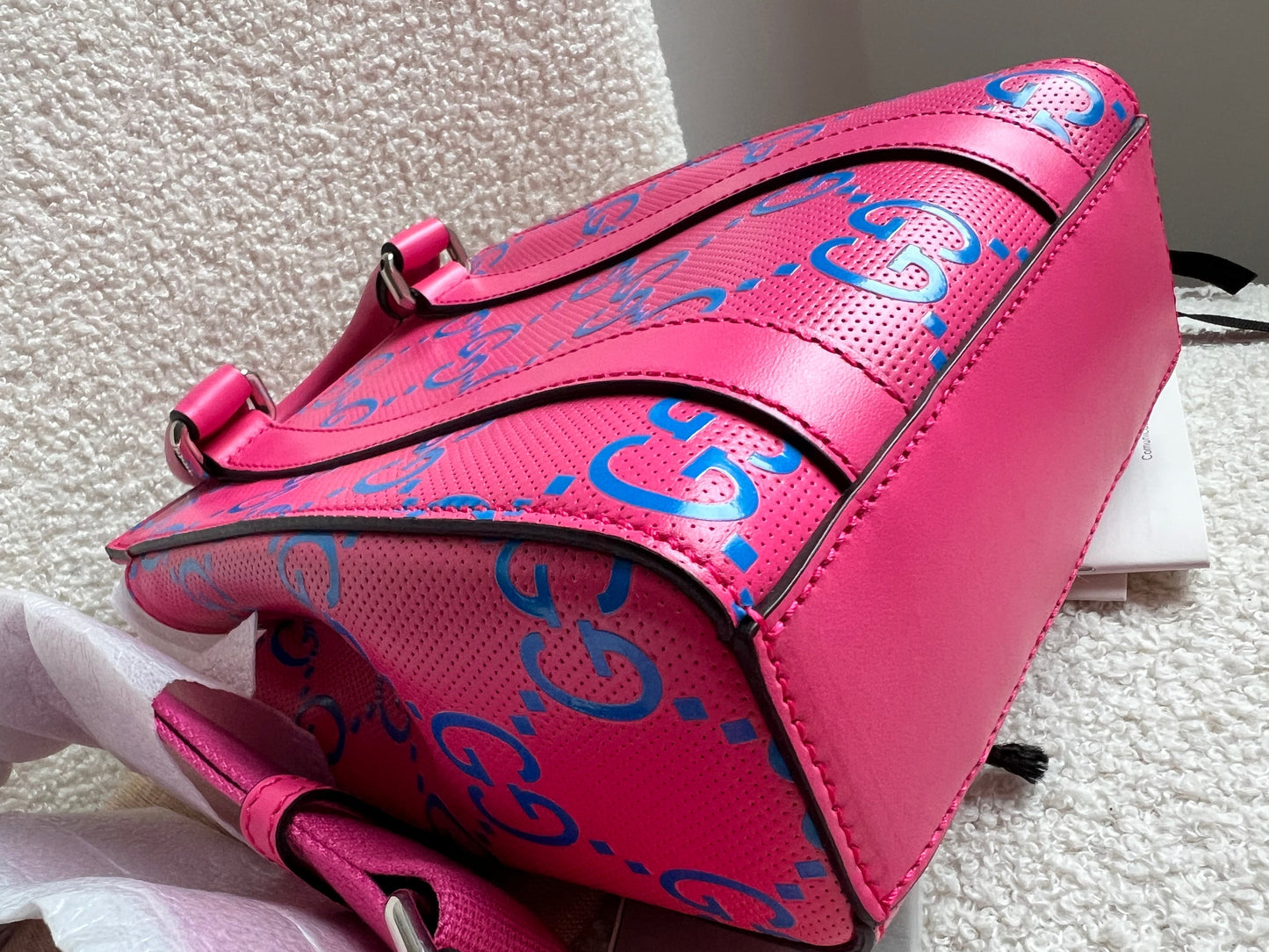 Gucci Pink Mini GG Tote Bag