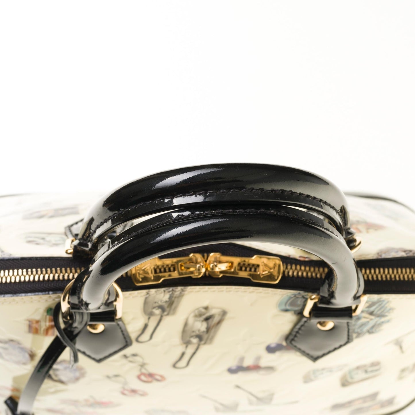 LOUIS VUITTON COLLECTOR Alma "Sticker Animation" handbag by Nicolas Ghesquiere
