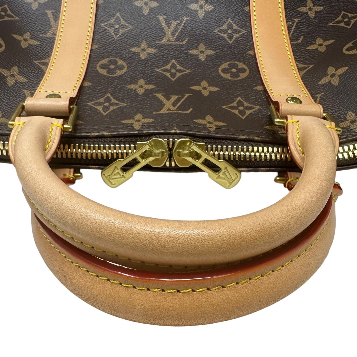Keepall 55 Luxury Designer By Louis Vuitton In Monogram Canvas, Size: Large