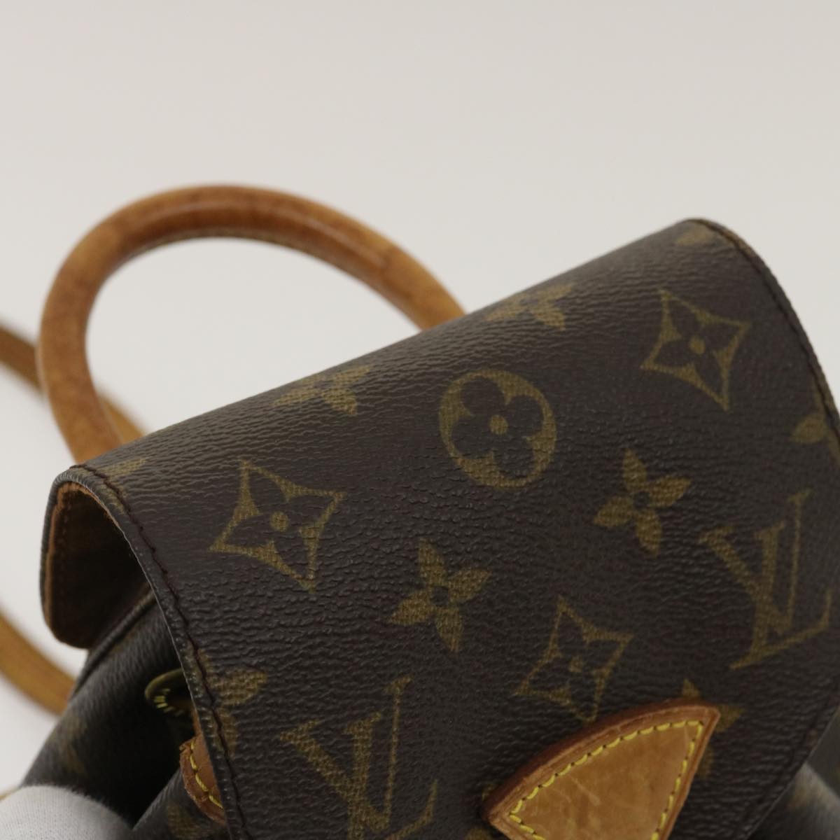 Louis Vuitton Gray Canvas Montsouris backpack bag