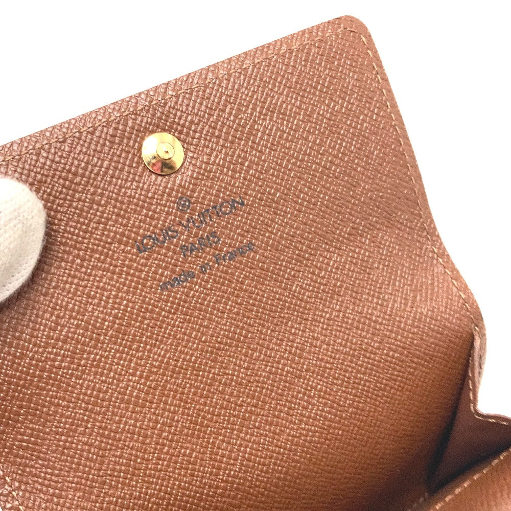 LOUIS VUITTON Coin case M61930 Monogram canvas Brown Monogram Portonet Plat