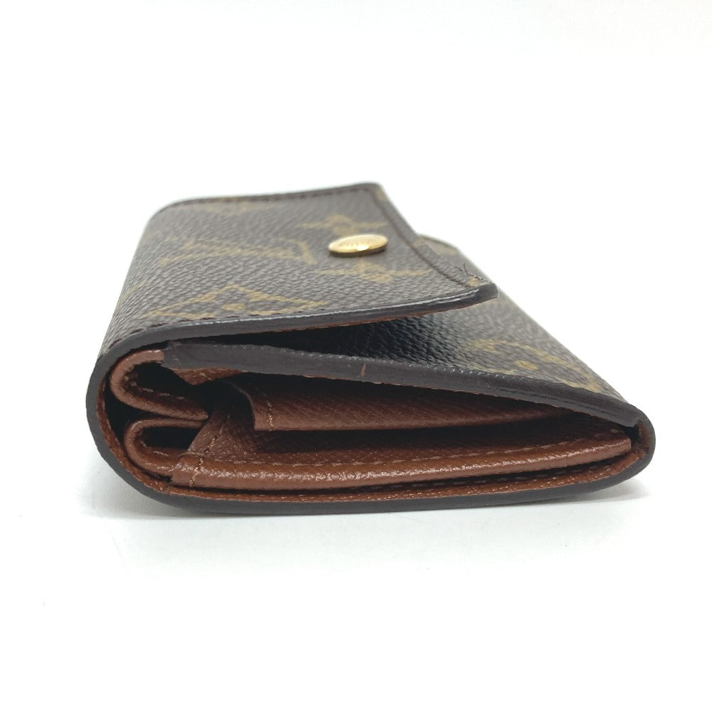LOUIS VUITTON Coin case M61930 Monogram canvas Brown Monogram Portonet Plat
