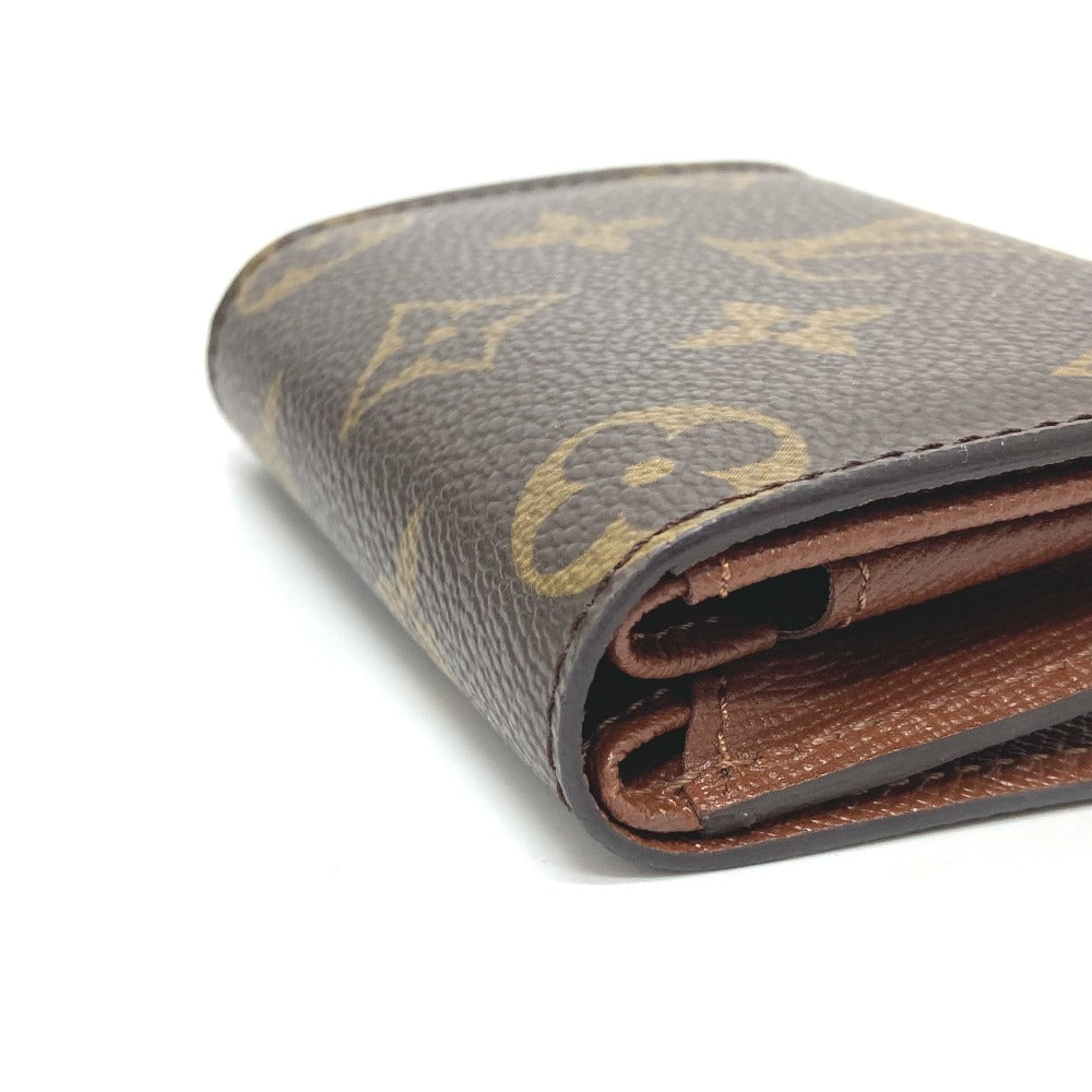 LOUIS VUITTON Coin case M61930 Monogram canvas Brown Monogram Portonet Plat