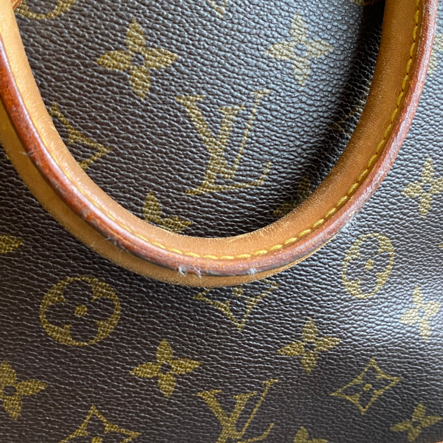 Louis Vuitton Brown Canvas Alma handbag bag