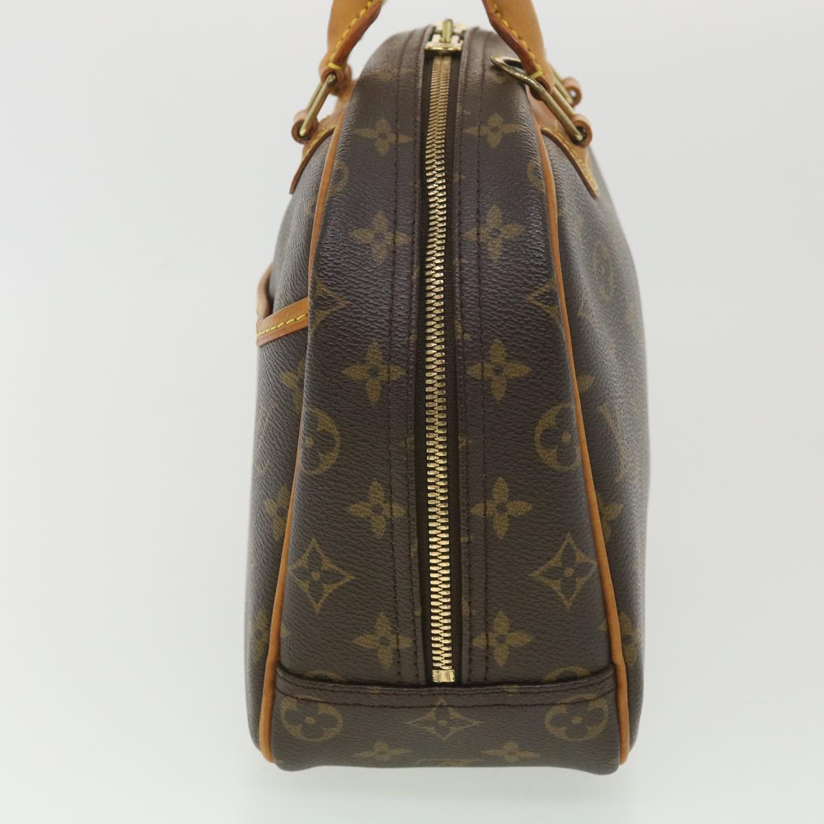 Louis Vuitton Brown Canvas Trouville handbag bag