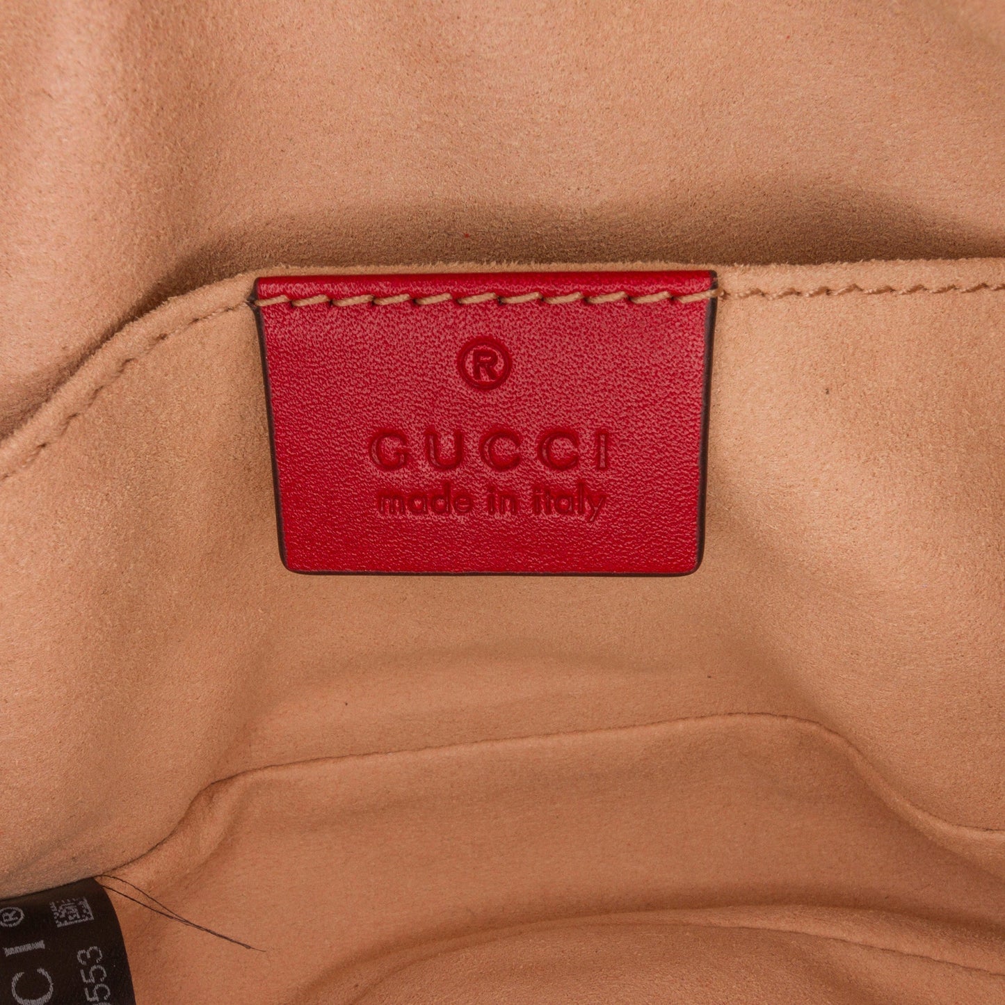 Gucci GG Marmont Belt Bag Red Matelassé