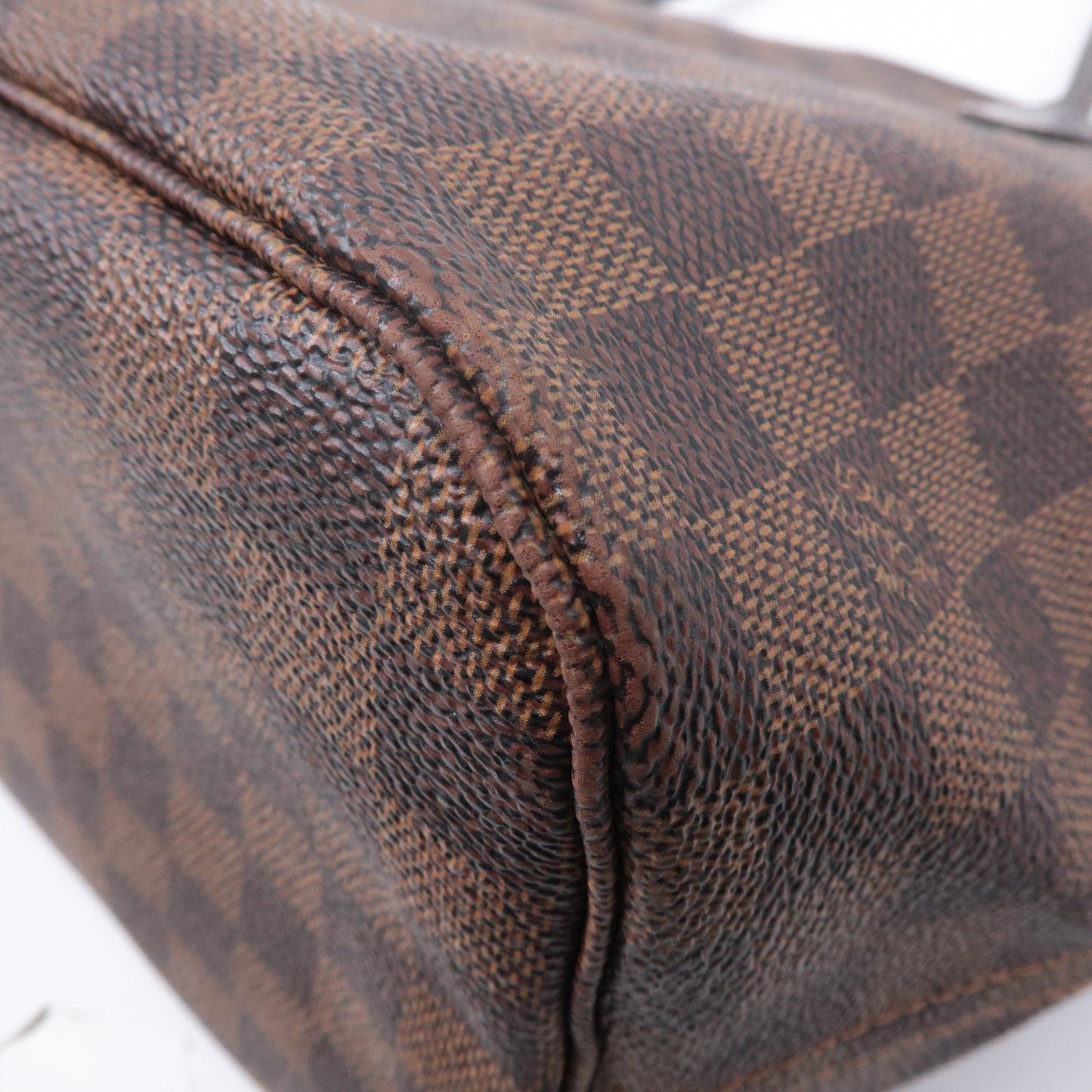 Louis Vuitton Damier Neverfull MM Tote Bag Brown N51105