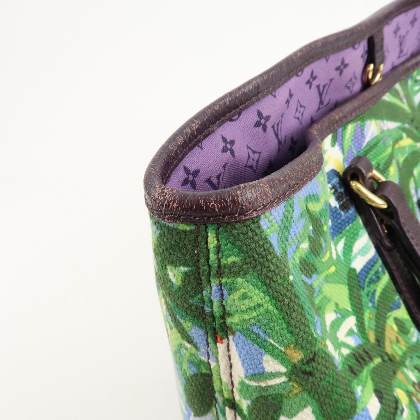 Louis Vuitton Ailleurs Cabas Promenade PM Tote Bag Green M93771