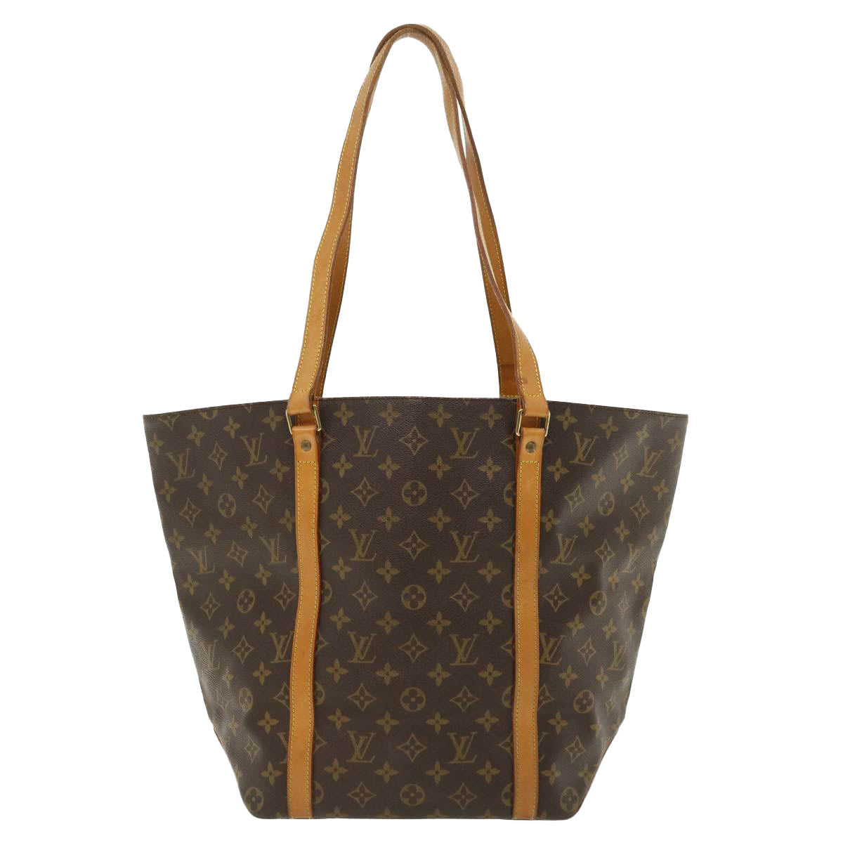 Louis Vuitton Brown Canvas SAC SHOPPING shoulder bag