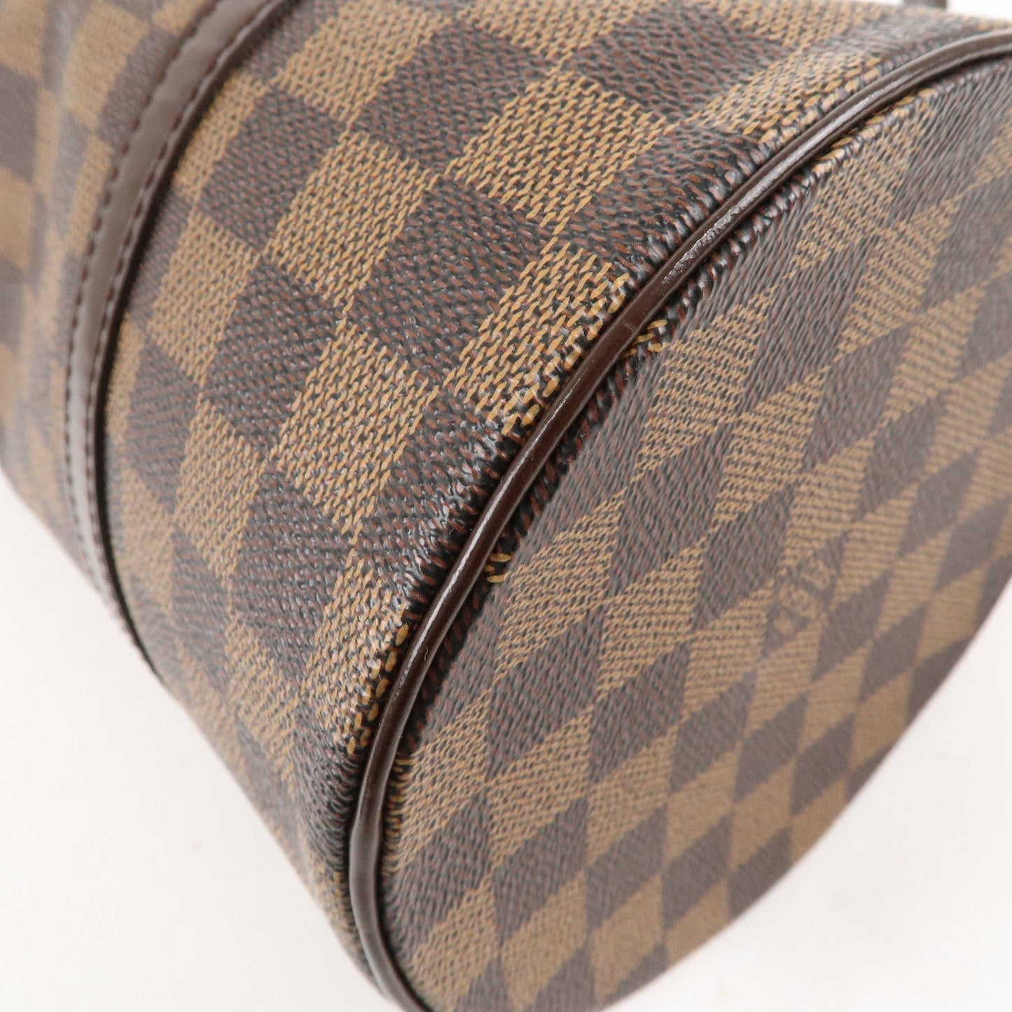 Authe Louis Vuitton Damier Papillon 30 Hand Bag & Pouch Brown N51303