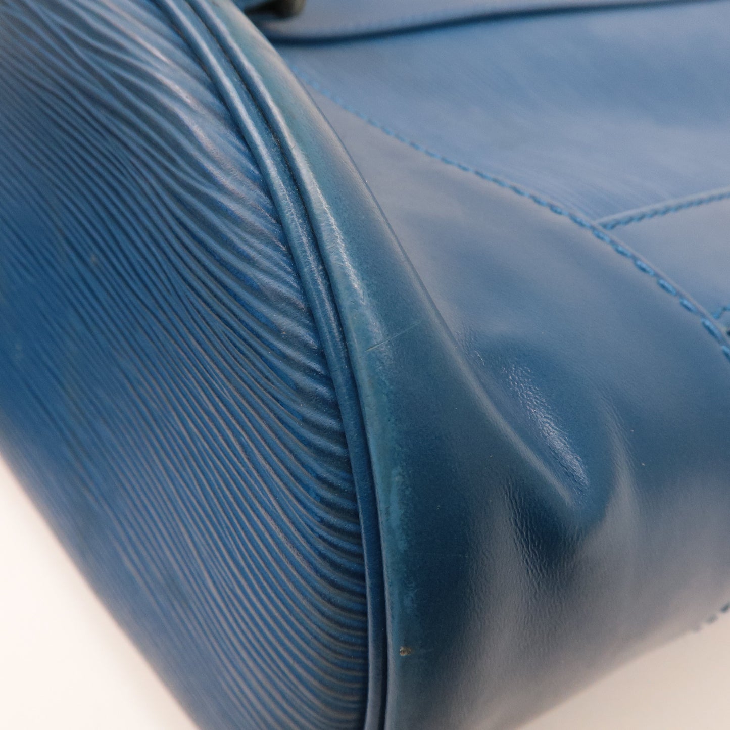 Louis Vuitton Epi Randonnee PM Laundry Bag Toledo Blue M52355
