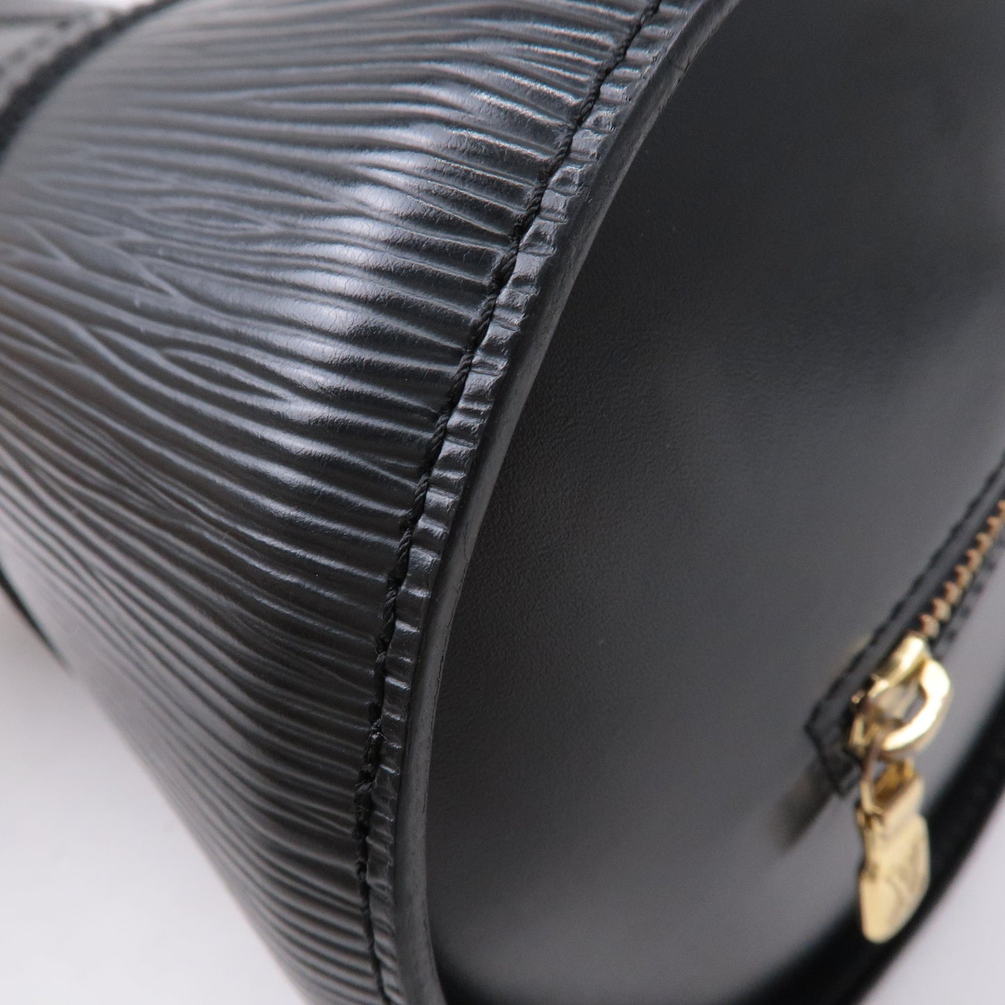 Louis Vuitton Epi Soufflot Hand Bag Pouch Noir Black M52862