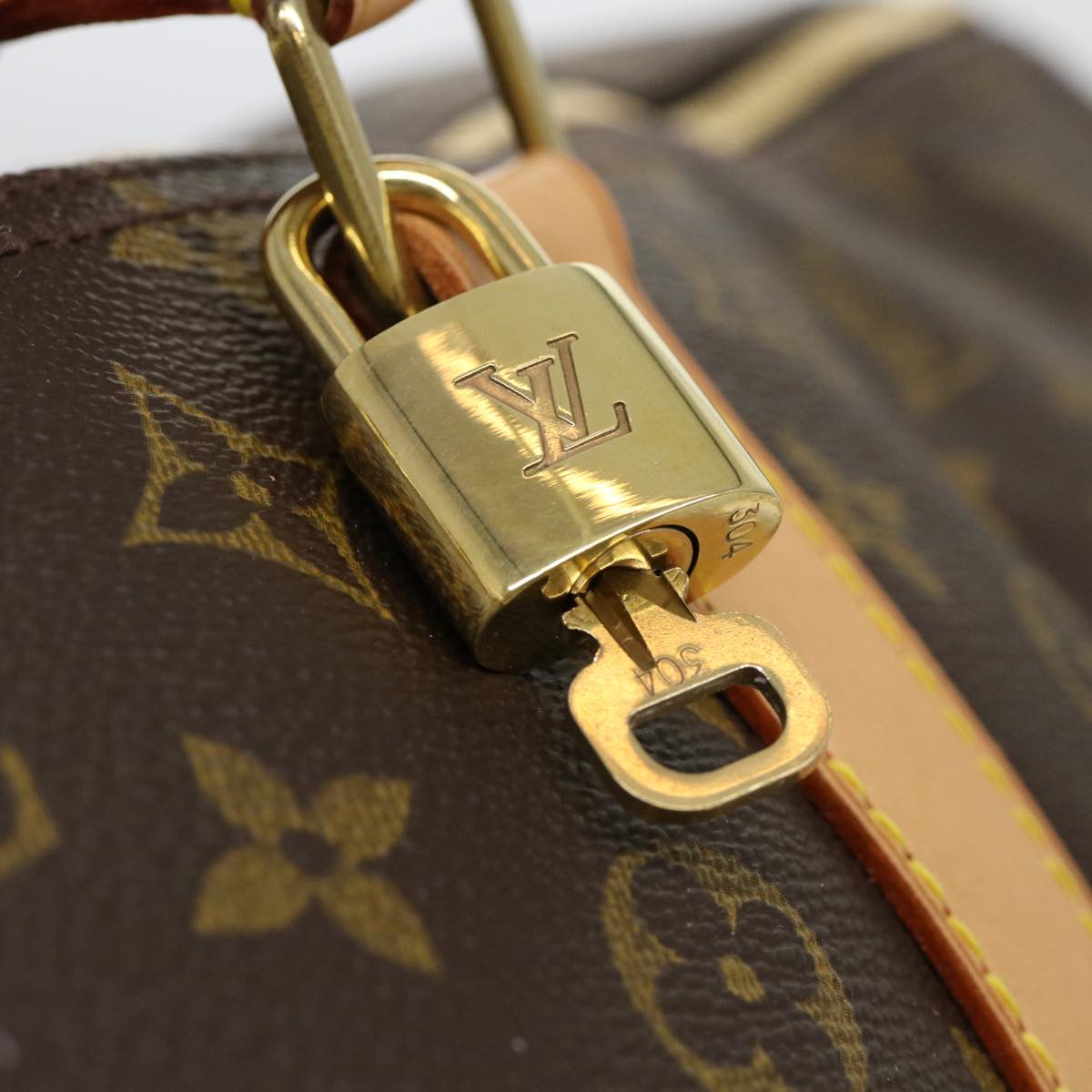 Louis Vuitton Brown Canvas Keepall 60 travel bag